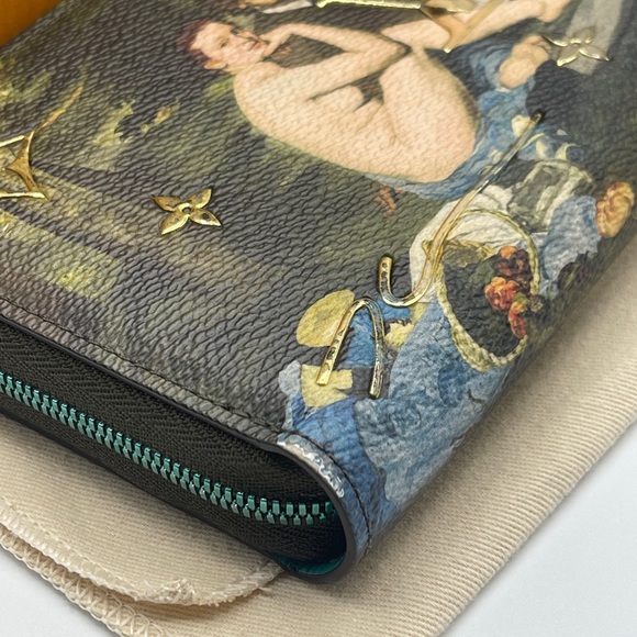 Louis Vuitton x Jeff Koons Masters Collection Manet Limited Edition Zippy Wallet - Picture 5 of 16